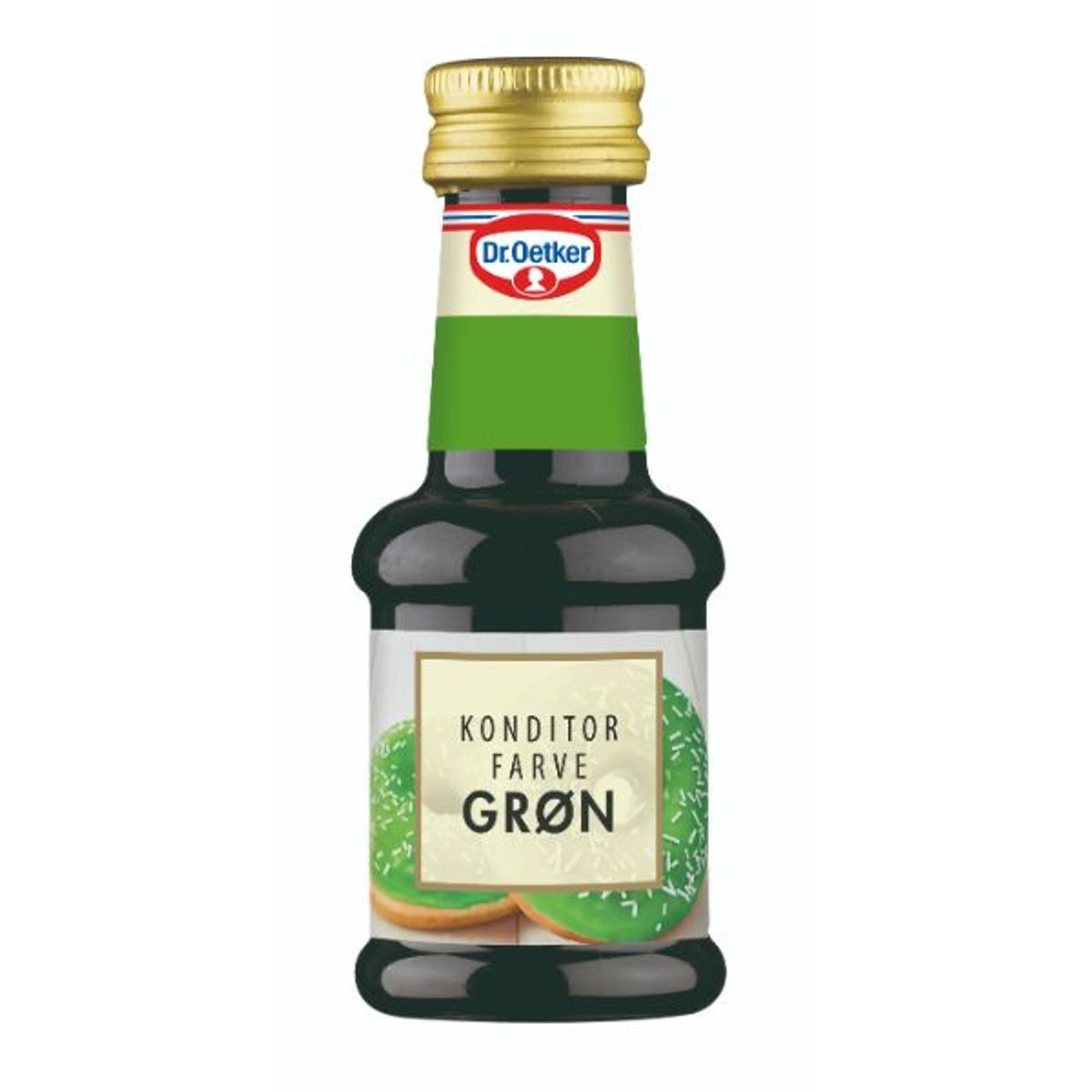 Konditorfarve Grøn 38 ml - Dr. Oetker