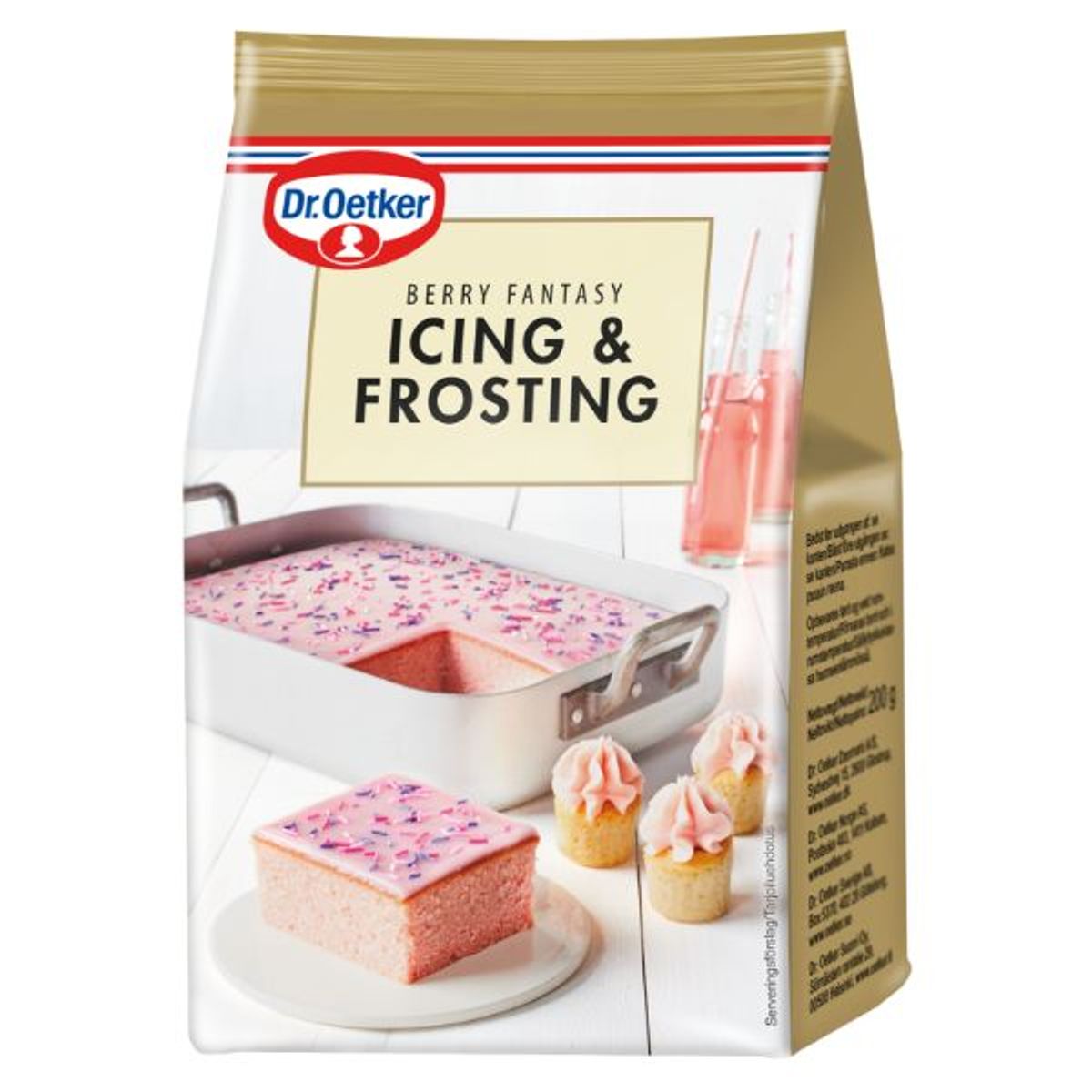 Icing & Frosting Berry Fantasy 230 g - Dr. Oetker