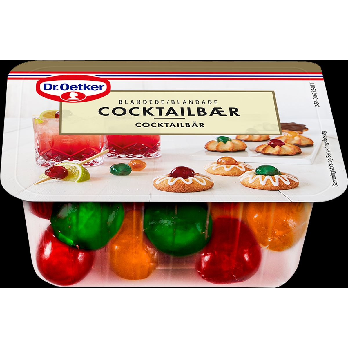 Blandede Cocktailbær 100 g - Dr. Oetker