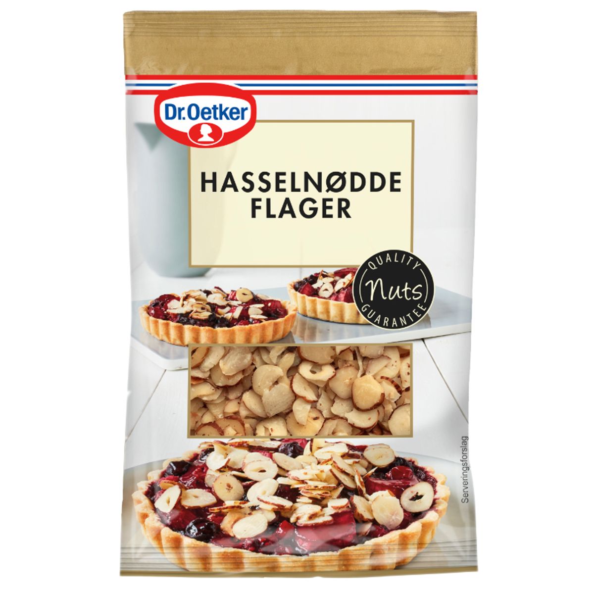 Hasselnøddeflager 50 g - Dr. Oetker