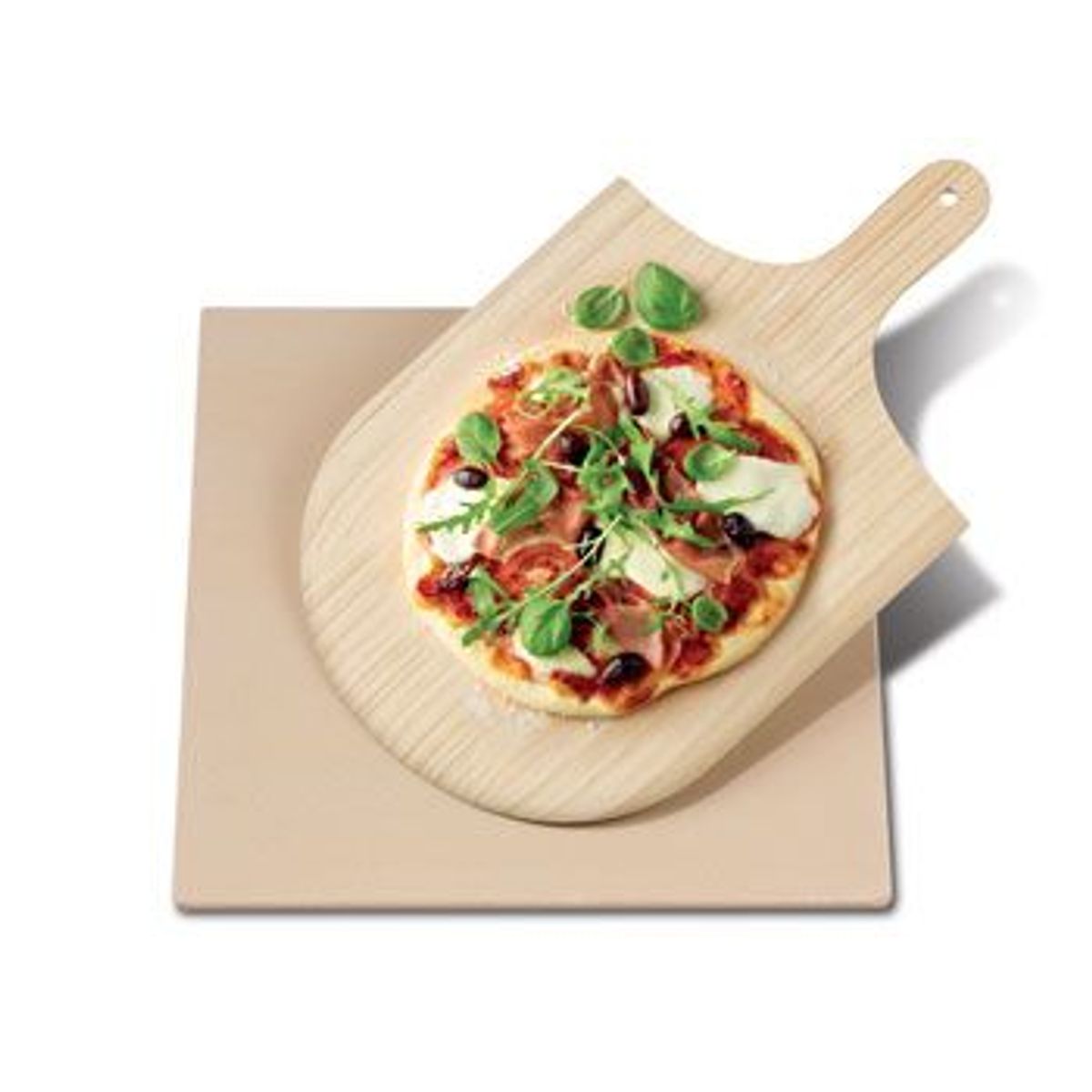 Pizzabagesten med spade 38x35,5 cm