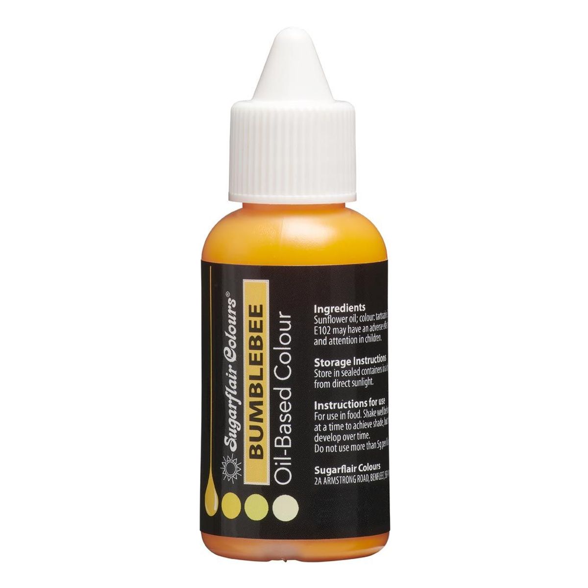 Sugarflair Oil Based Colour - Bumblebee 30 ml