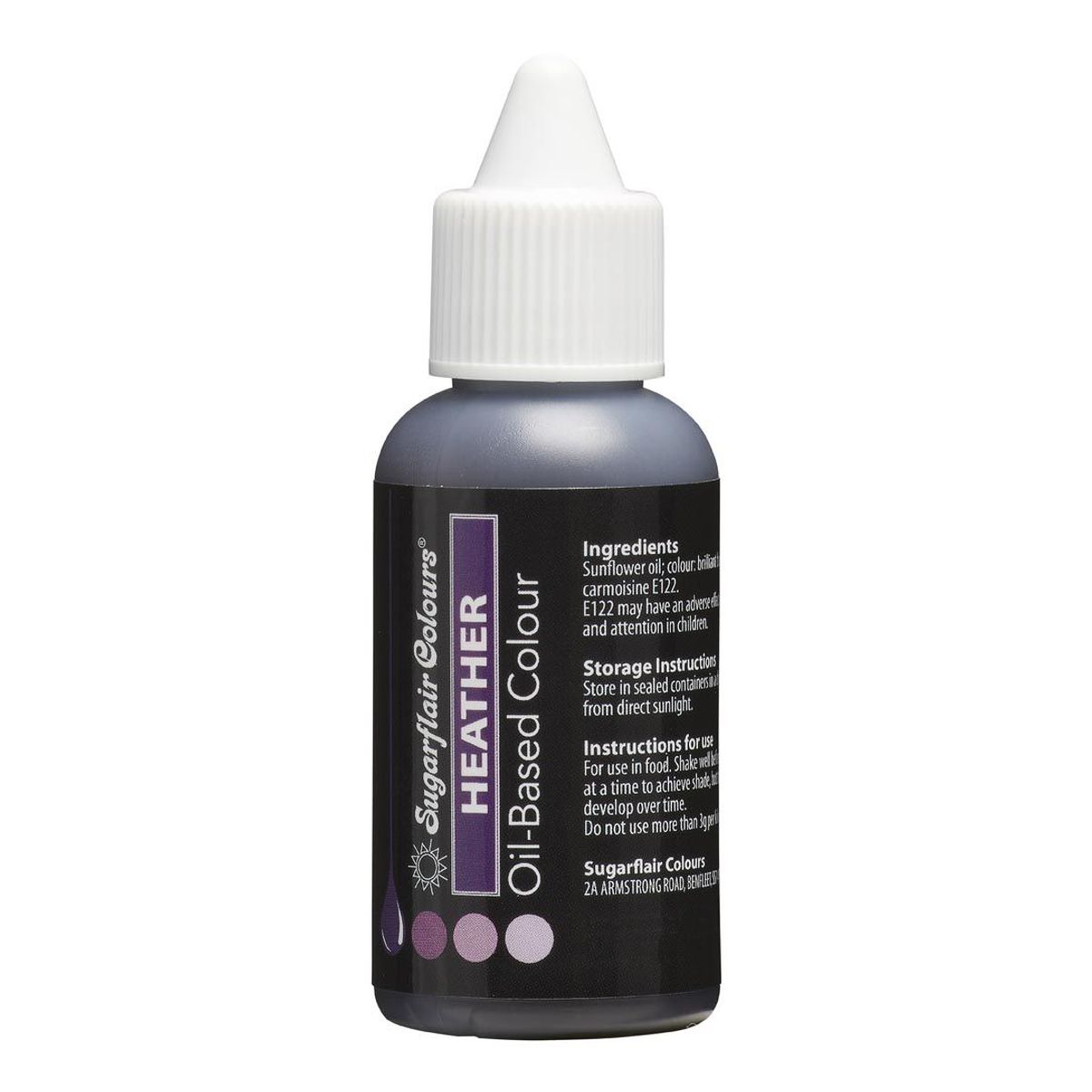 Sugarflair Oil Based Colour - Heather 30 ml