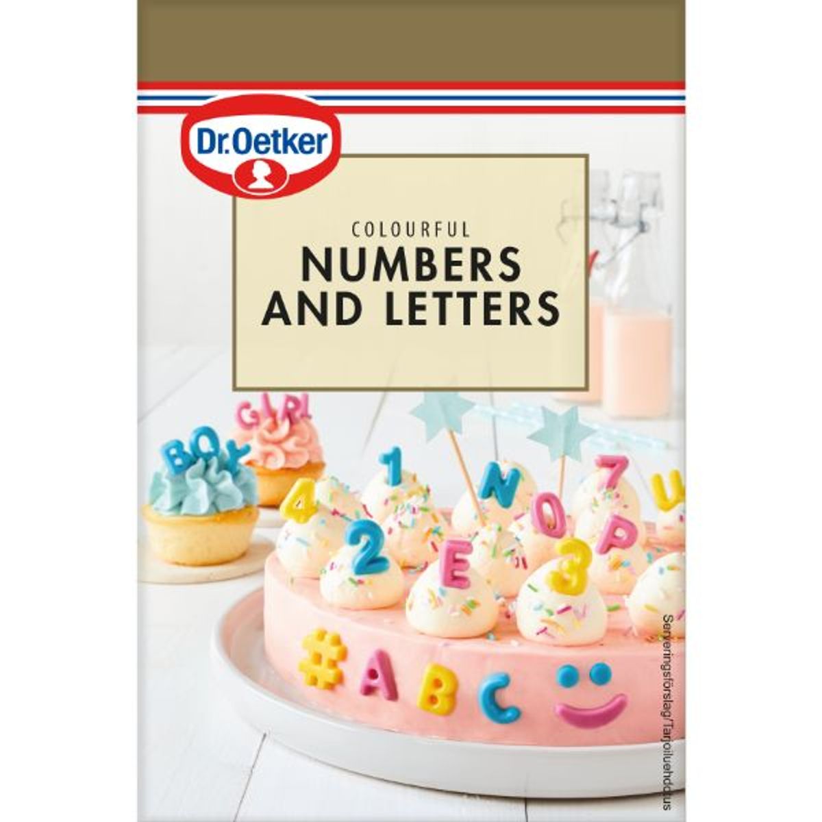 Colourful Numbers and Letters 60 g - Dr. Oetker