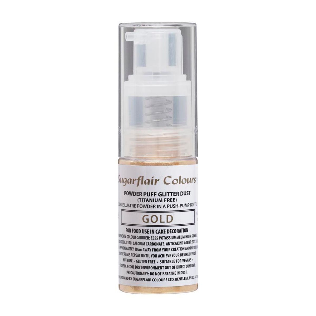 Spray glimmer Gold 10 g - Sugarflair