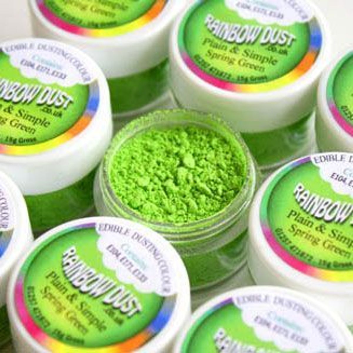 Spring Green pulverfarve - Rainbow Dust 3 g