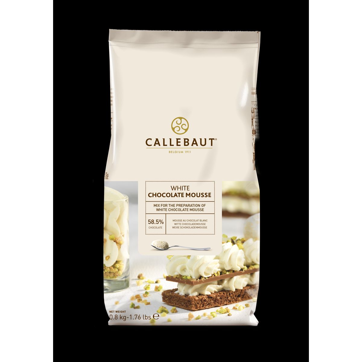 Instant powder for white chocolate mousse 800 g - Callebaut