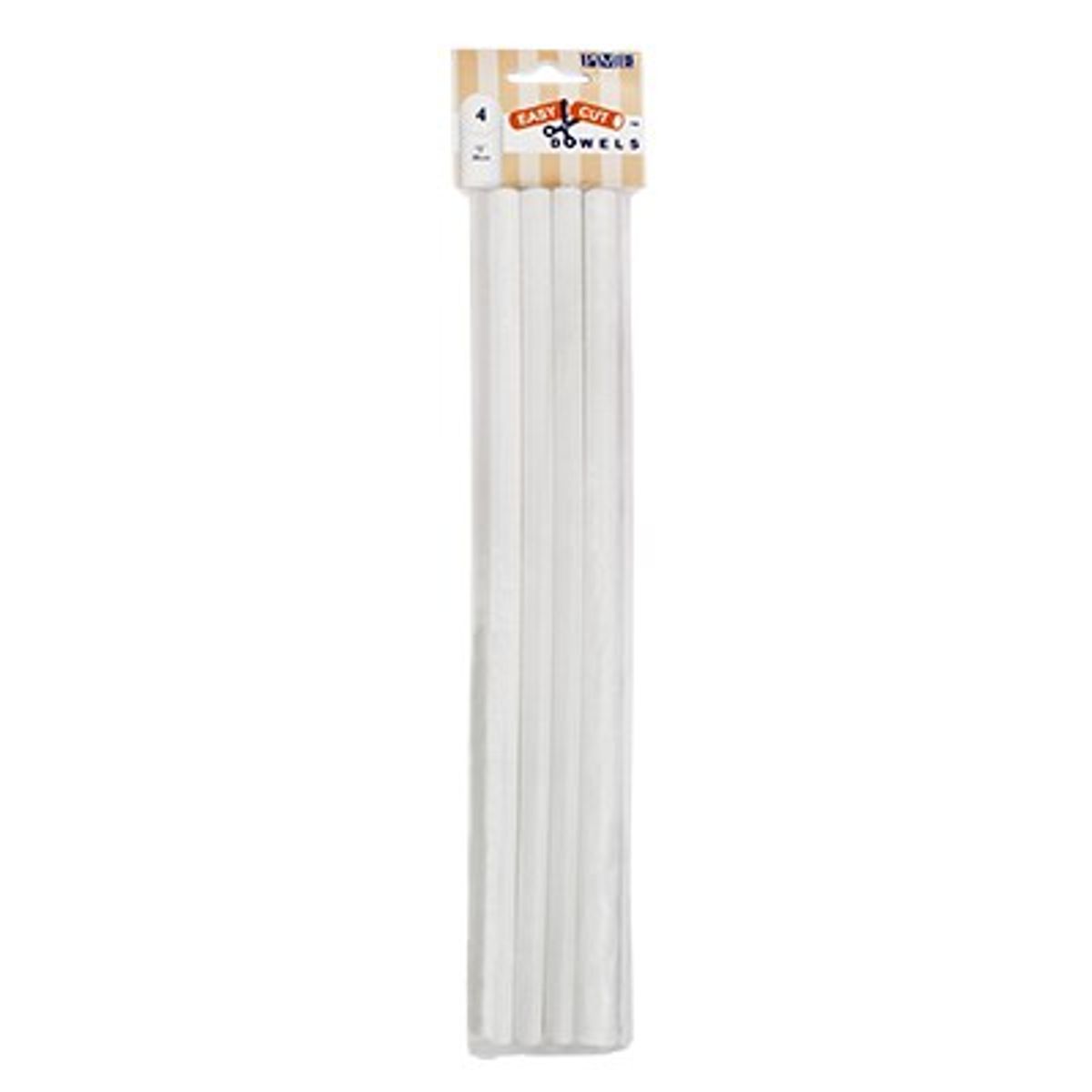 Dowel Rods Plastic 30 cm - 4 stk., PME