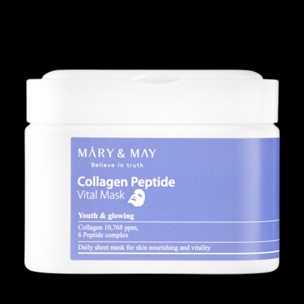 Mary & May Collagen Peptide Vital Mask - 30 stk.