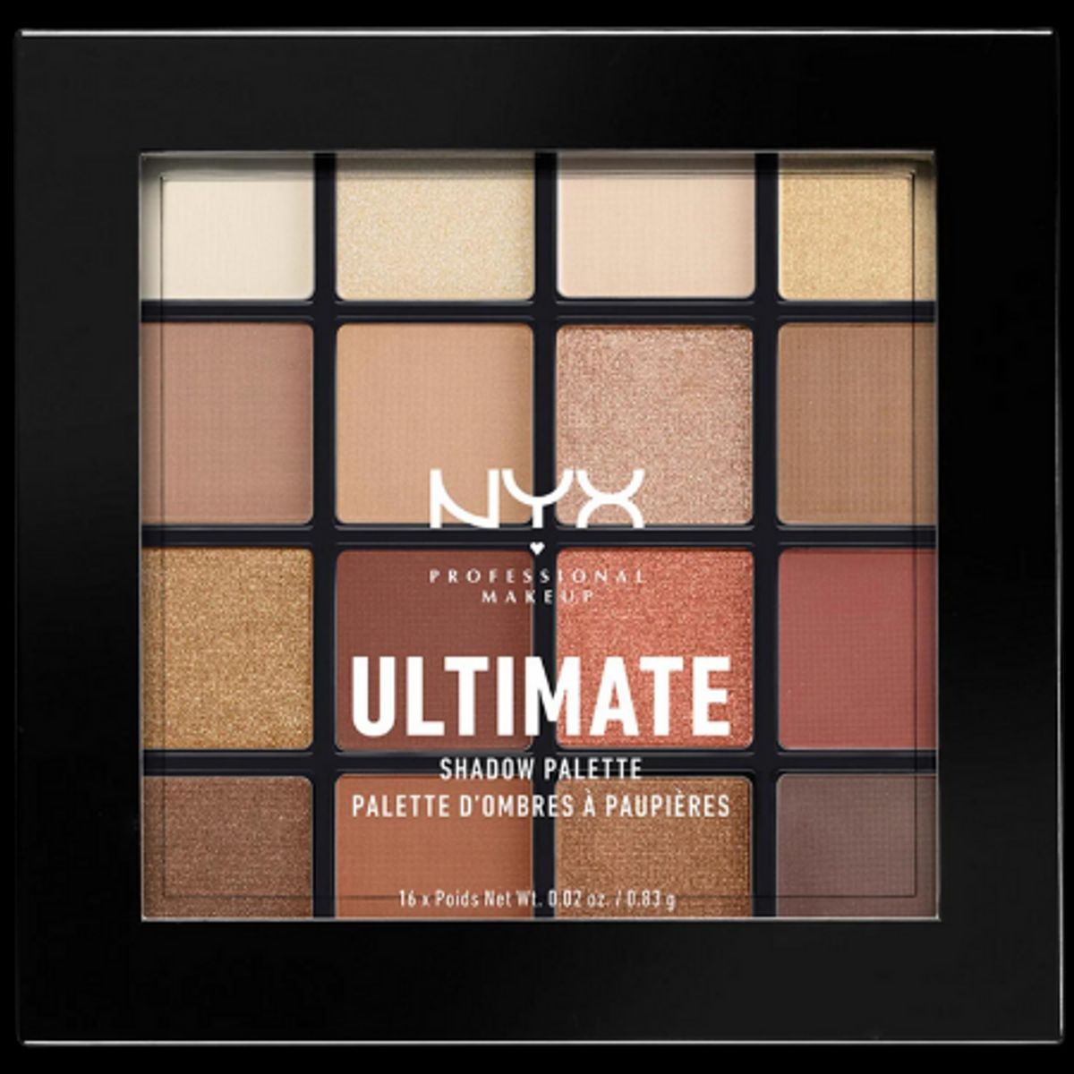 NYX Prof. Makeup Ultimate Eye Shadow Palette - Warm Neutrals