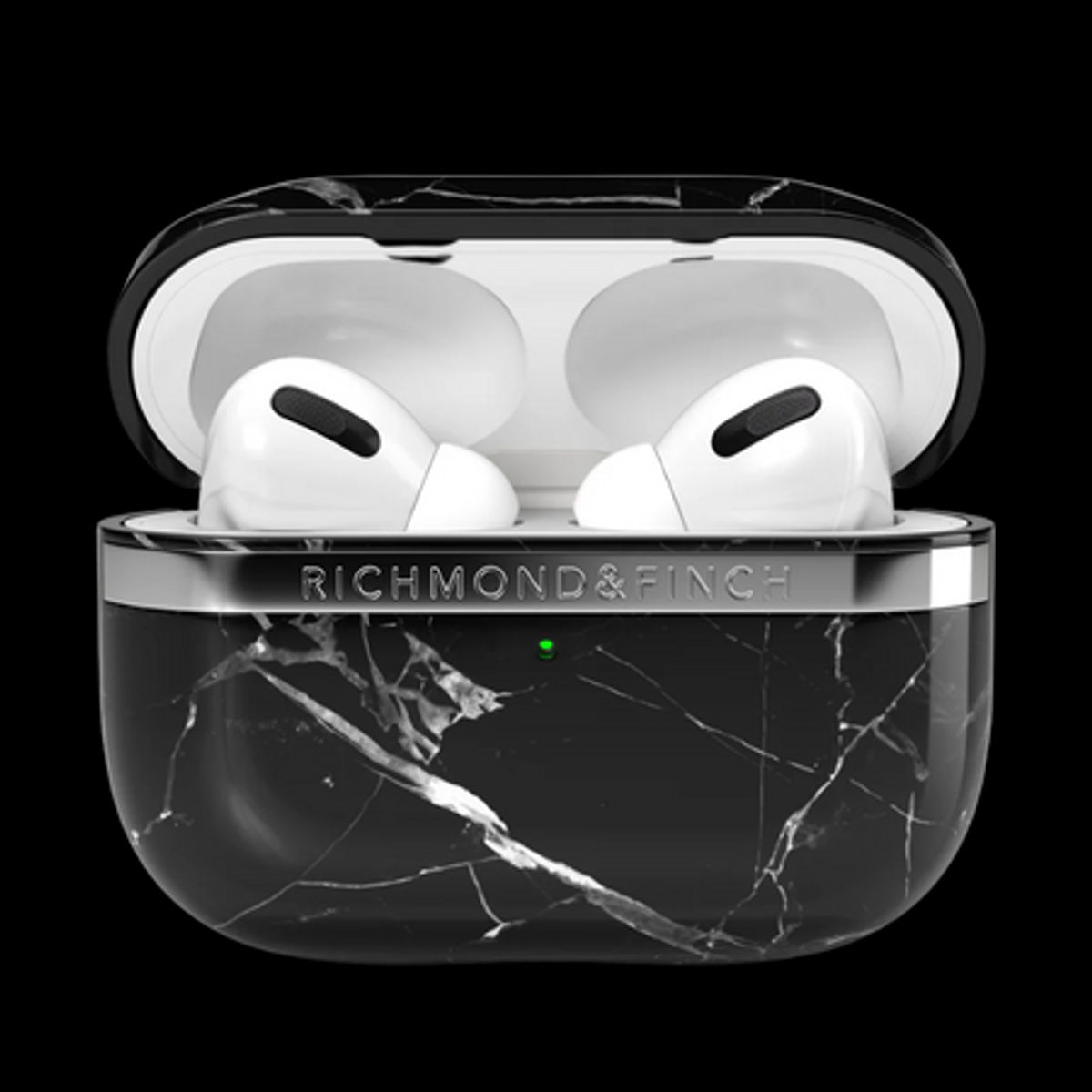 Richmond & Finch Black Marble Apple AirPods Pro Cover