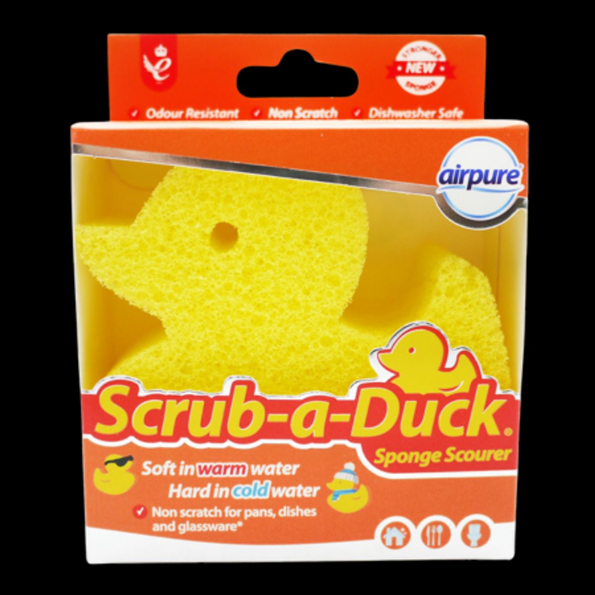 Airpure Scrub-a-Duck Svamp - 1 stk