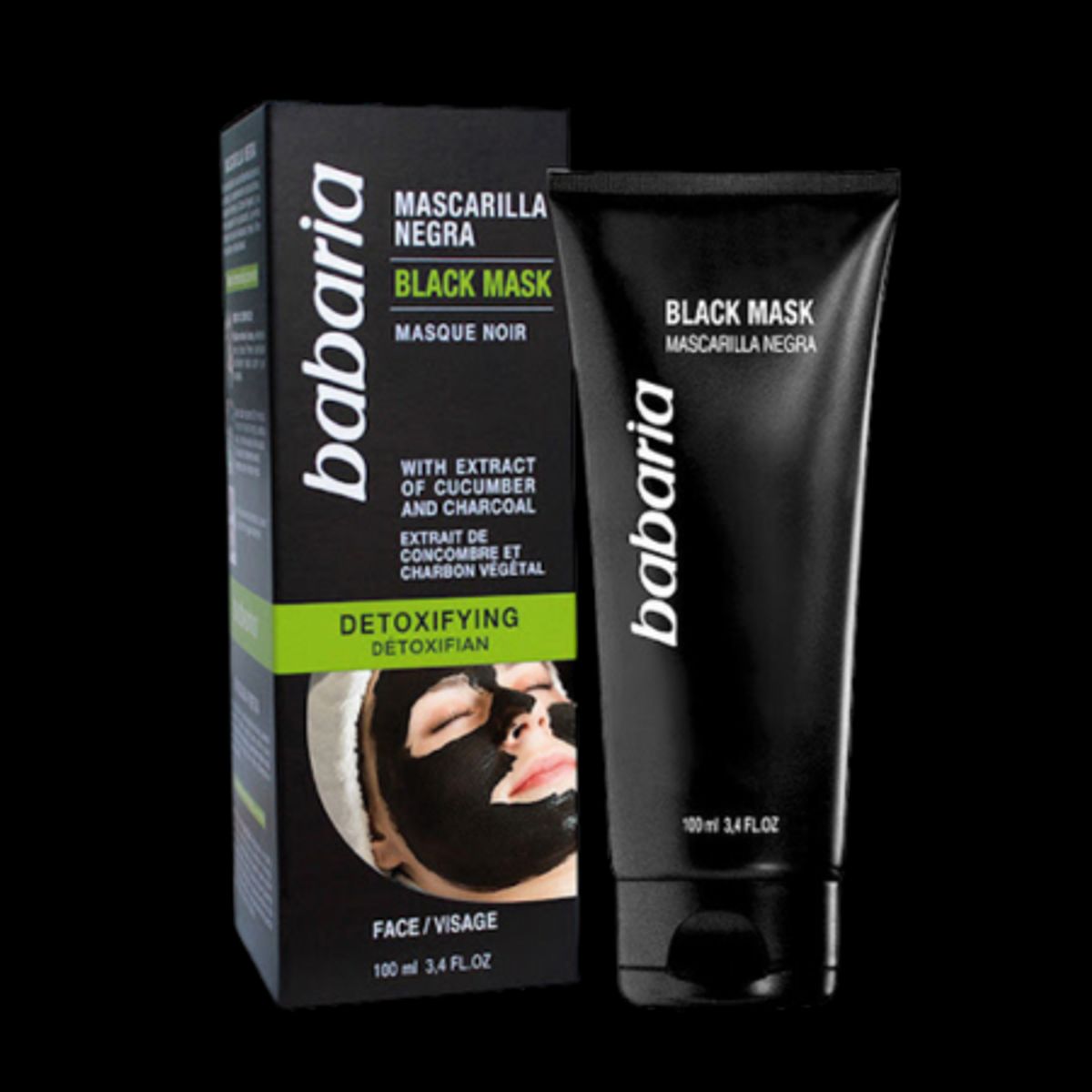 Babaria Detoxifying Black Mask - 100 ml