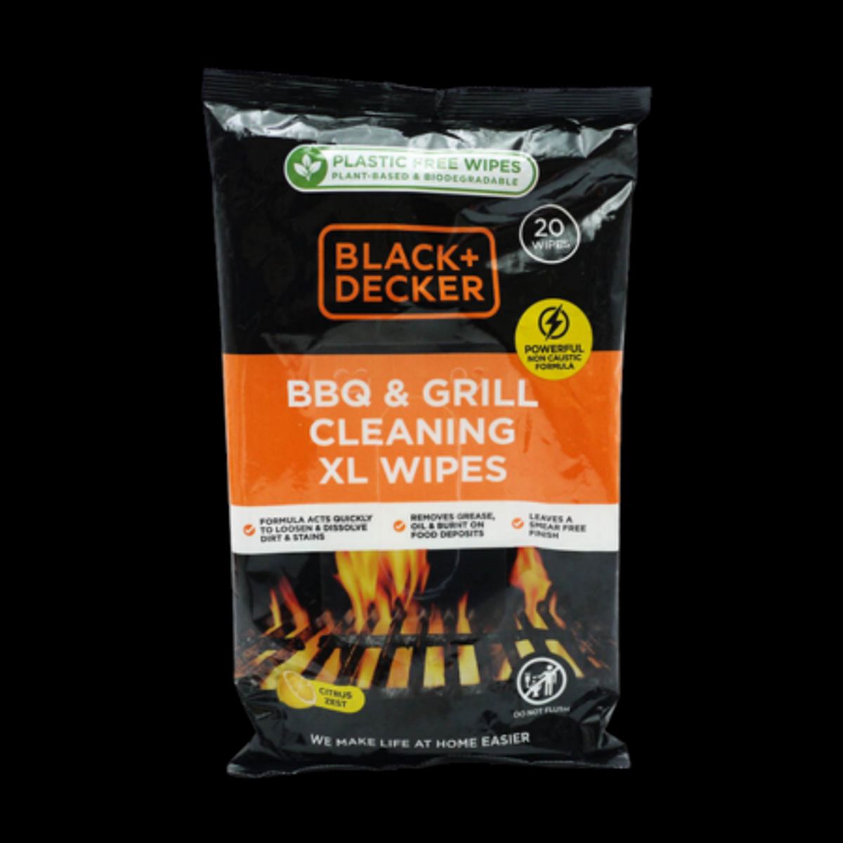 Black & Decker BBQ & Grill Cleaner Wipes - 20 stk