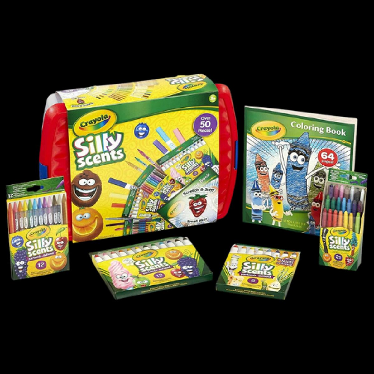 Crayola Silly Scent Tegne & Malesæt 50+ Dele