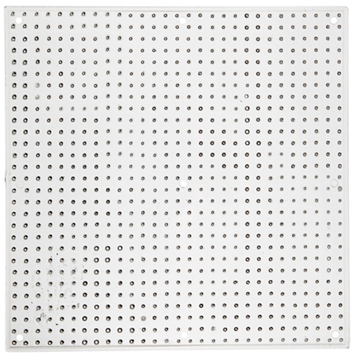 Creotime Transparent Kvadrat Perleplade - 14,5x14,5cm