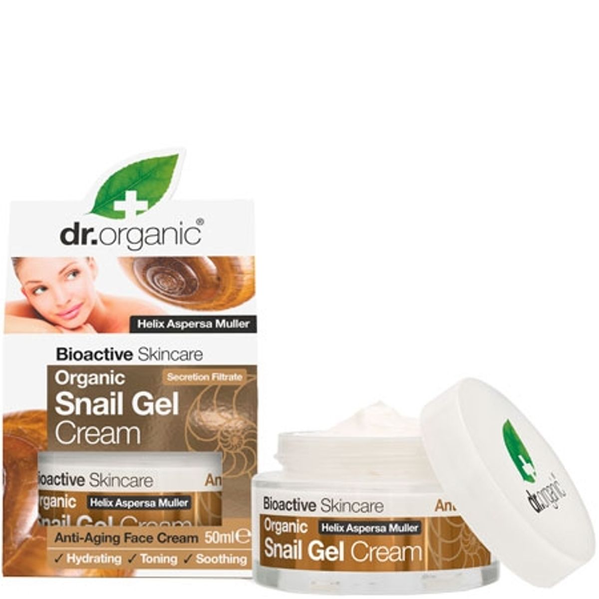 Dr. Organic Snail Gel Face Cream - 50ml