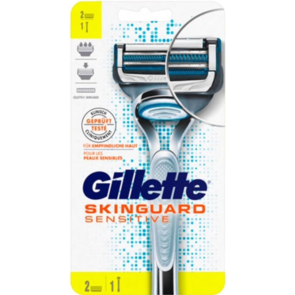 Gillette Skinguard Sensitive Barberskraber & 2 blade