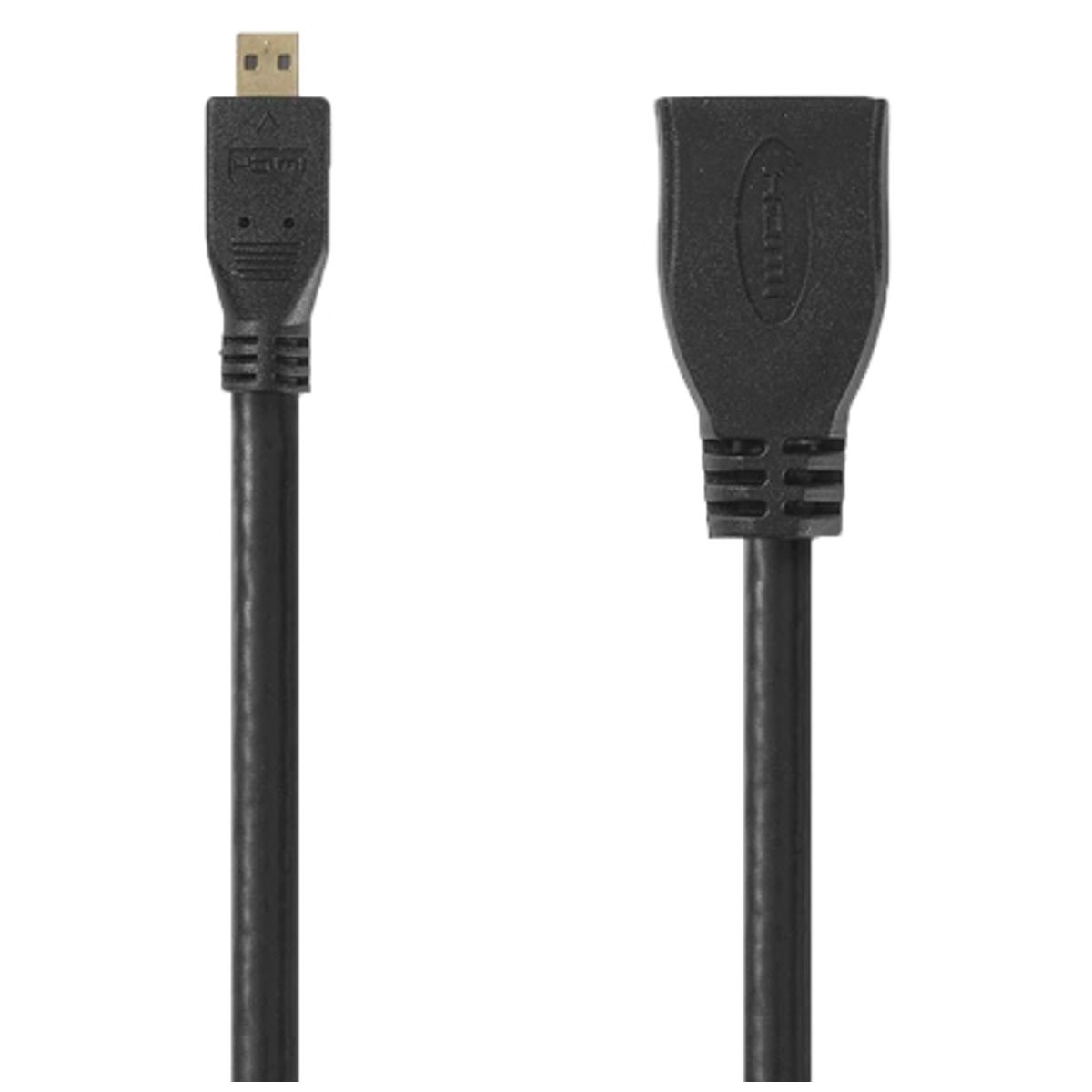 Nedis HDMI Hun Kabel til Micro HDMI Han - 0.2 Meter