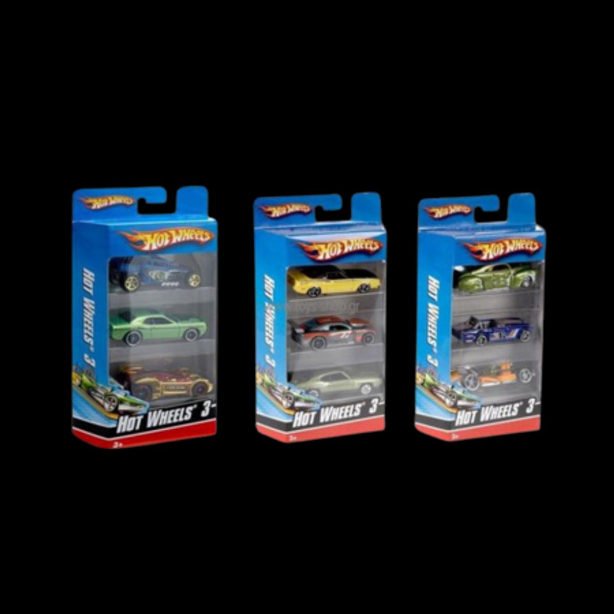 How Wheels 1:64 3-Pack - Assorteret