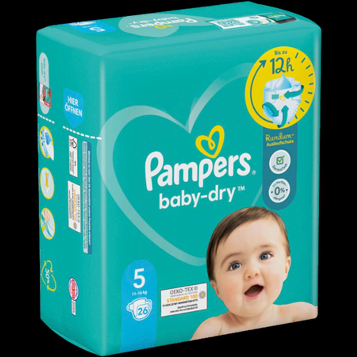 Pampers Baby-Dry Str. 5 (11-18 kg) 26 stk.