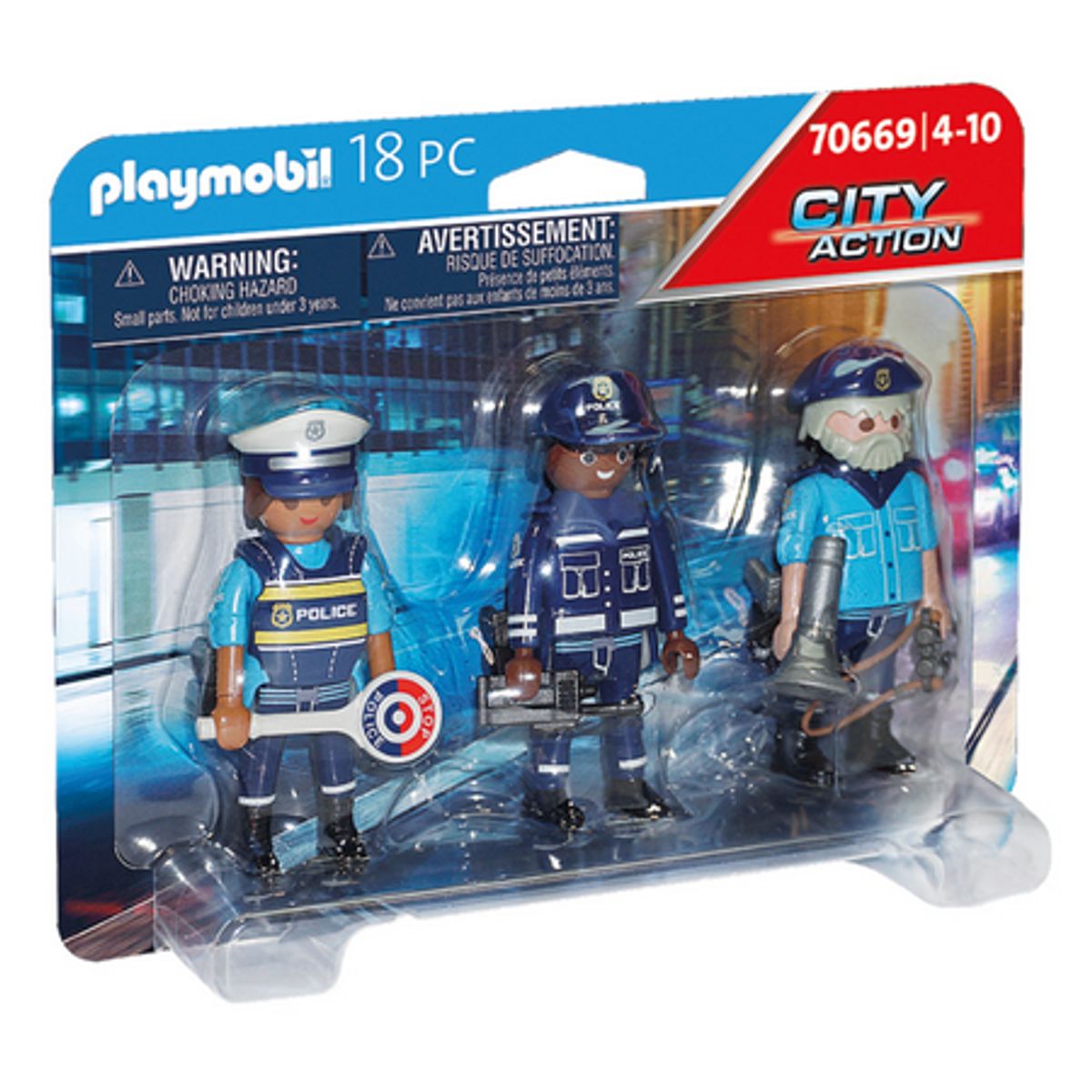 Playmobil City Action Politifigurer 70669