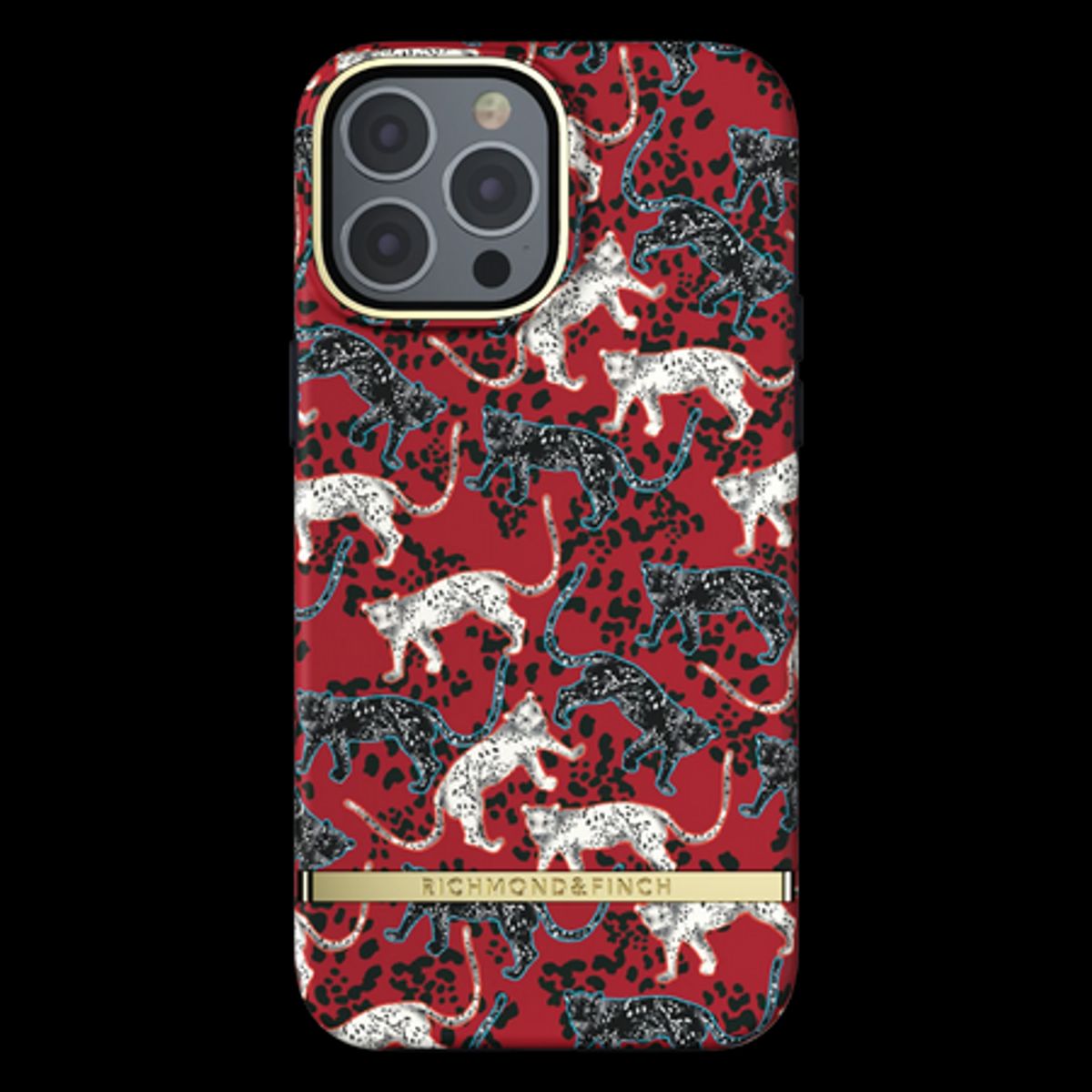 Richmond & Finch Samba Red Leopard iPhone 13 Pro Cover