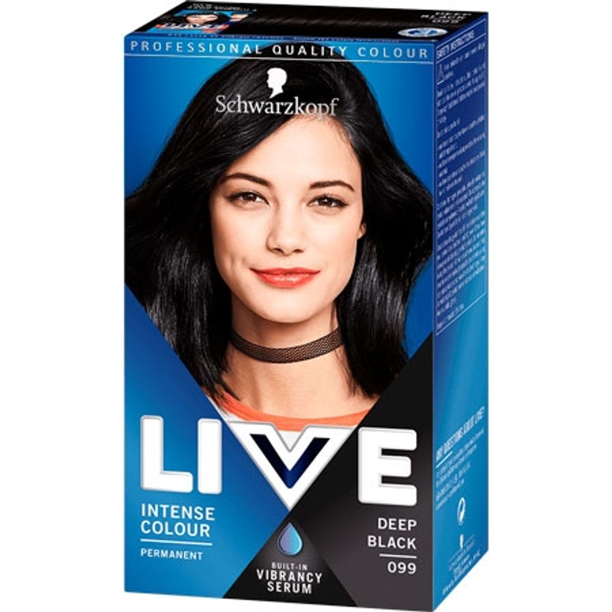 Schwarzkopf Live Permanent Hårfarve - 099 Deep Black