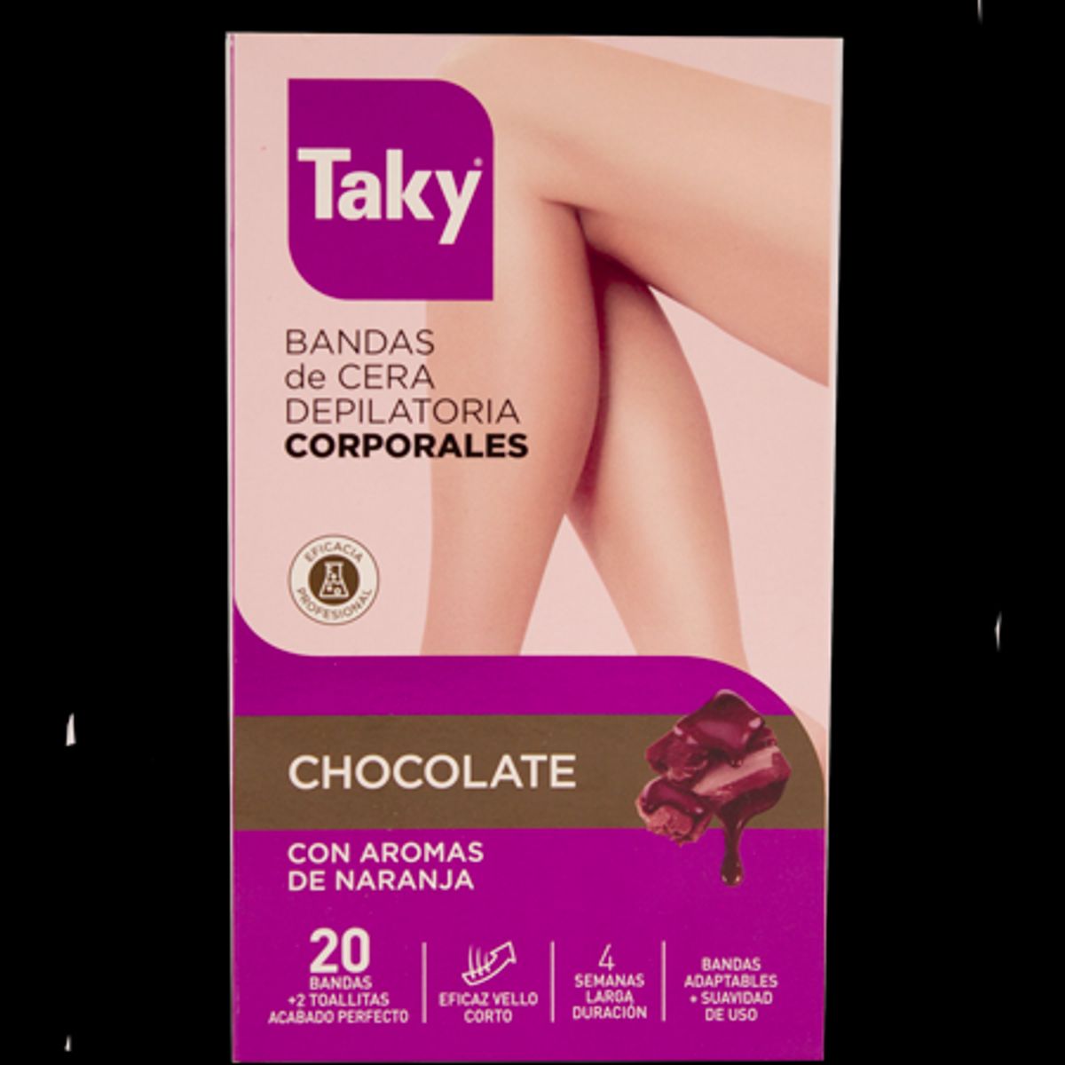 Taky Chocolate Body Wax Strips - 20 stk