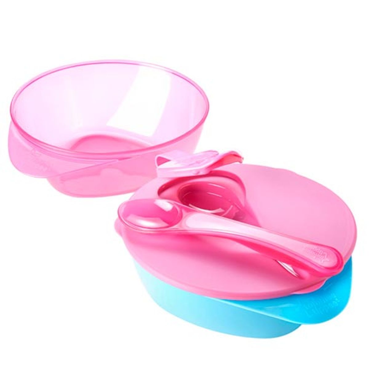 Tommee Tippee Skål Pink/Blue - 2stk