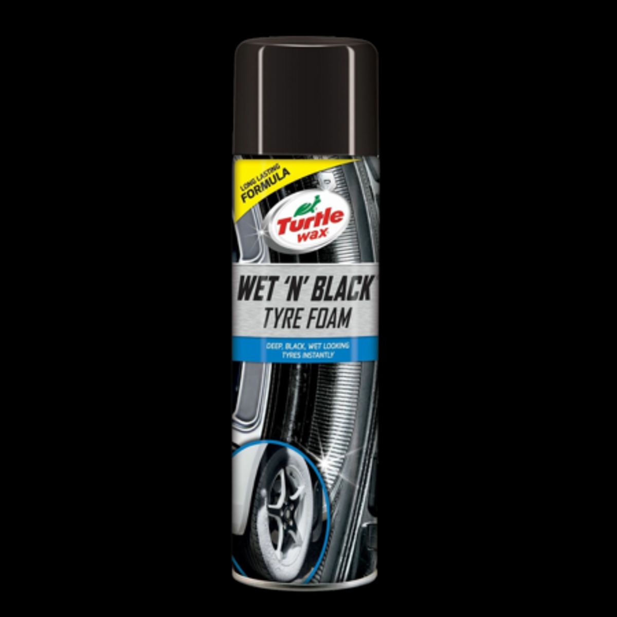 Turtle Wax Wet 'N' Black Tyre Foam - 500ml