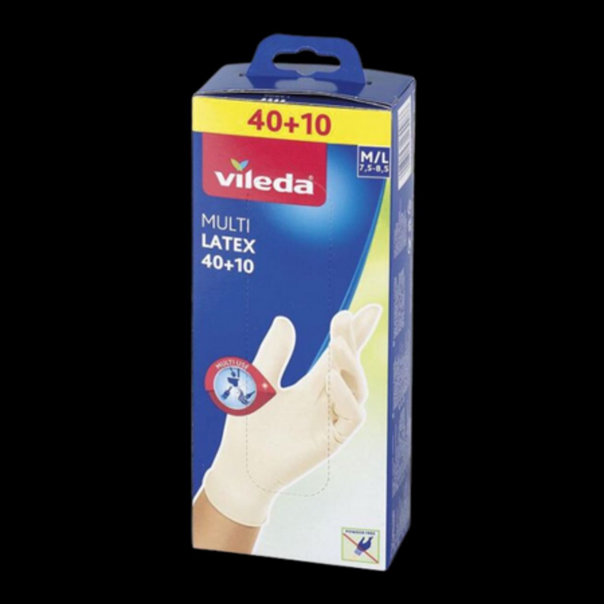 Vileda Multi Latex Engangshandsker M/L - 50 stk