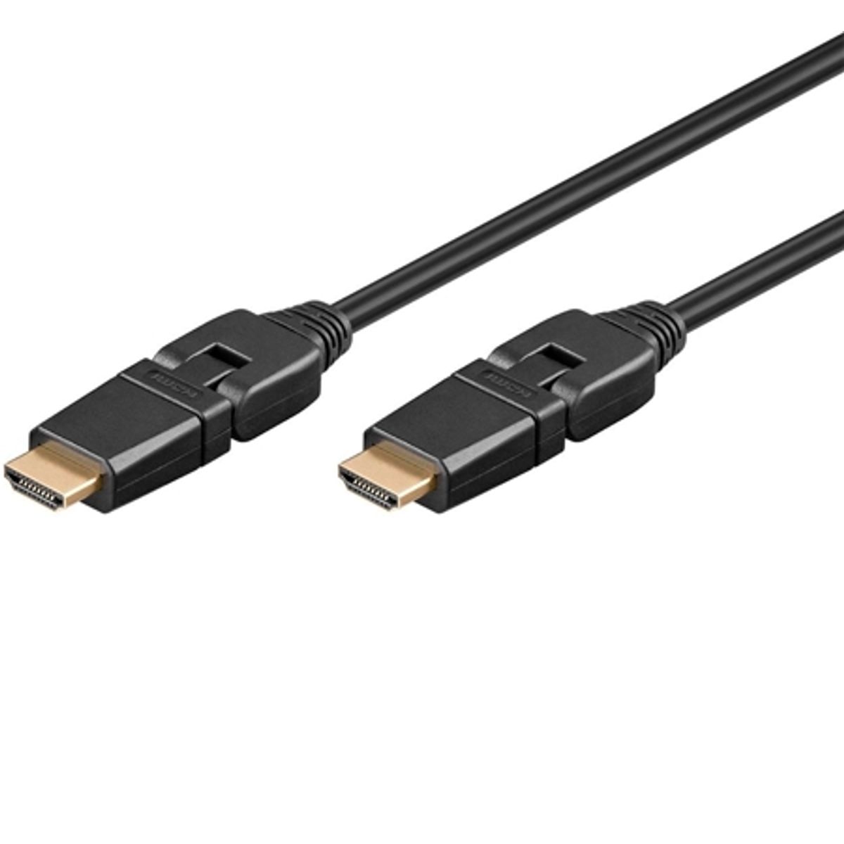 Goobay Fleksibelt HDMI Højhastighedskabel med Ethernet - 1 meter