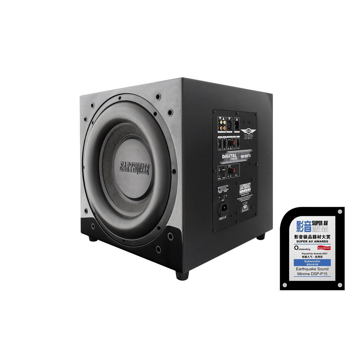 Earthquake MiniMe DSP P15 Subwoofer: Dyb Bas & DSP Kontrol