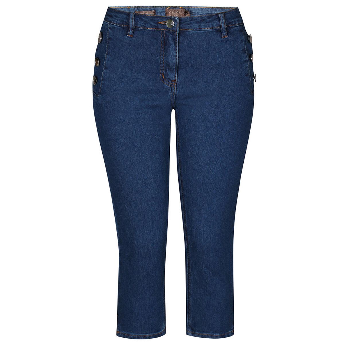 3/4 Bukser - Sanne 387 - Denim - ZE-ZE