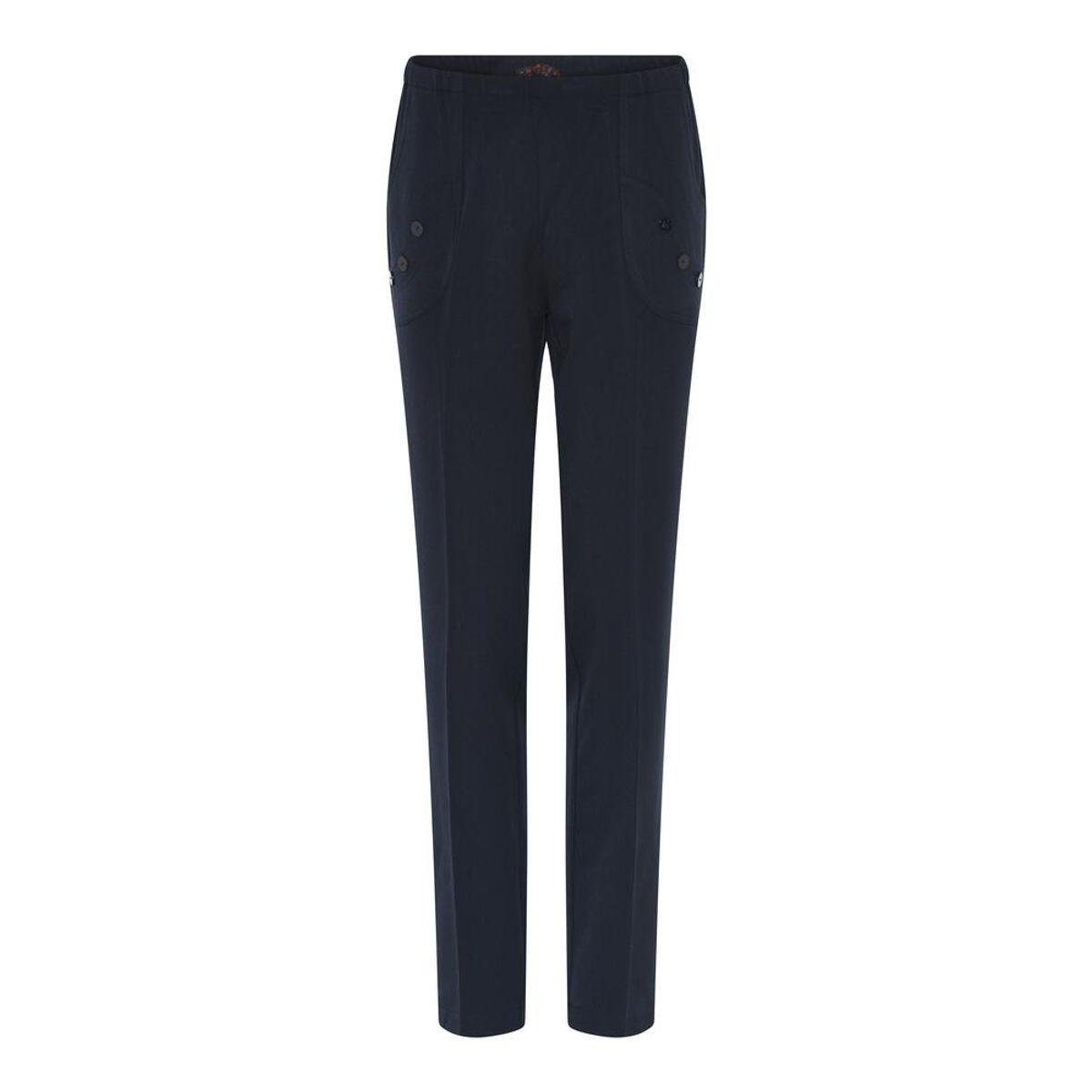 Noble Bukser - Knapdetaljer - Mille - Navy - Micha