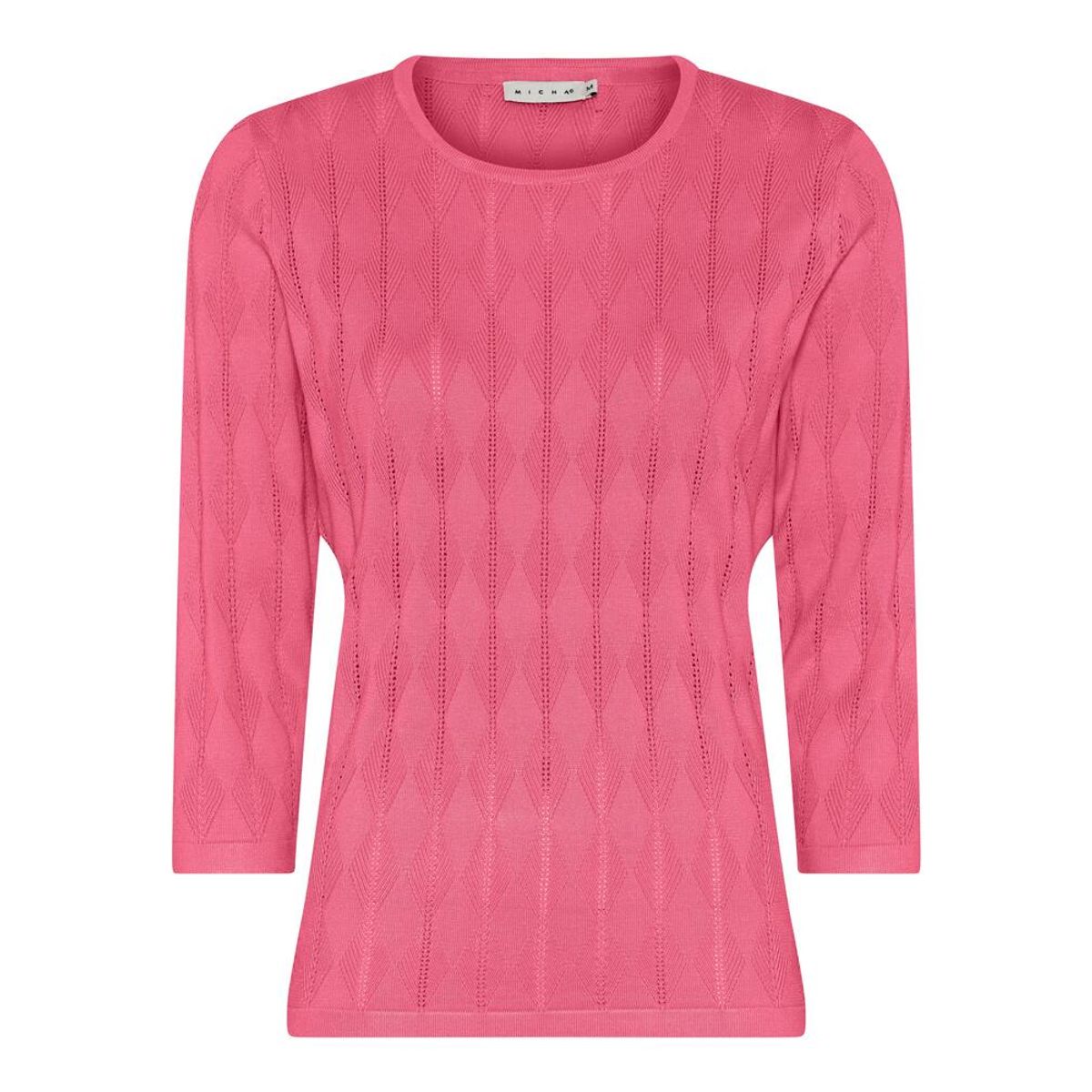 Jumper - Basic Fancy Viscose - Pink - Micha