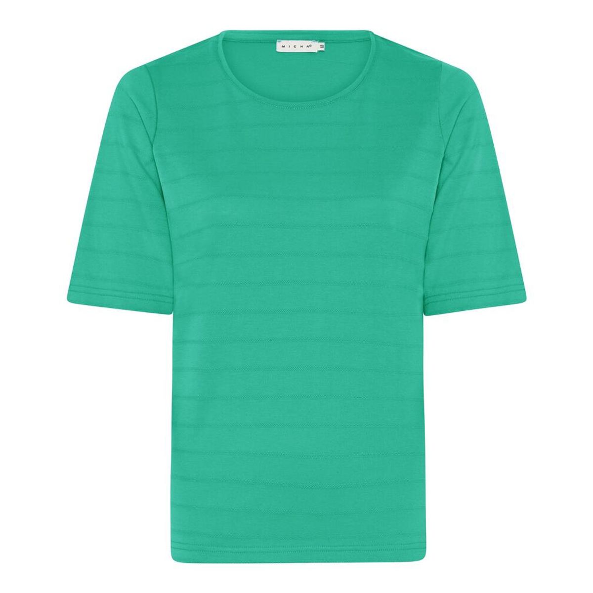 T-shirt - Basic Cotton Mix - Grøn - Micha