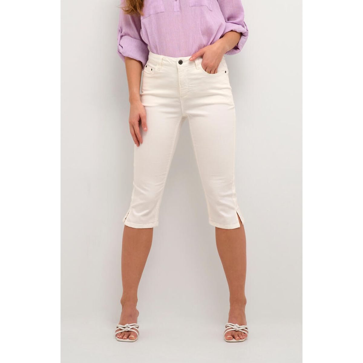 Capri jeans - KAzelina - Chalk - Kaffe