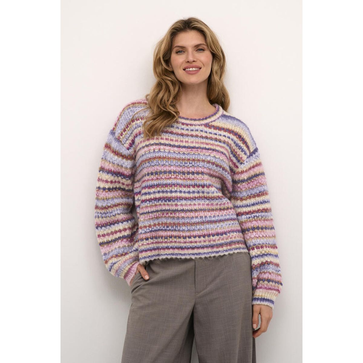 Pullover - Strik - CUhazel - Purple Multi - Culture