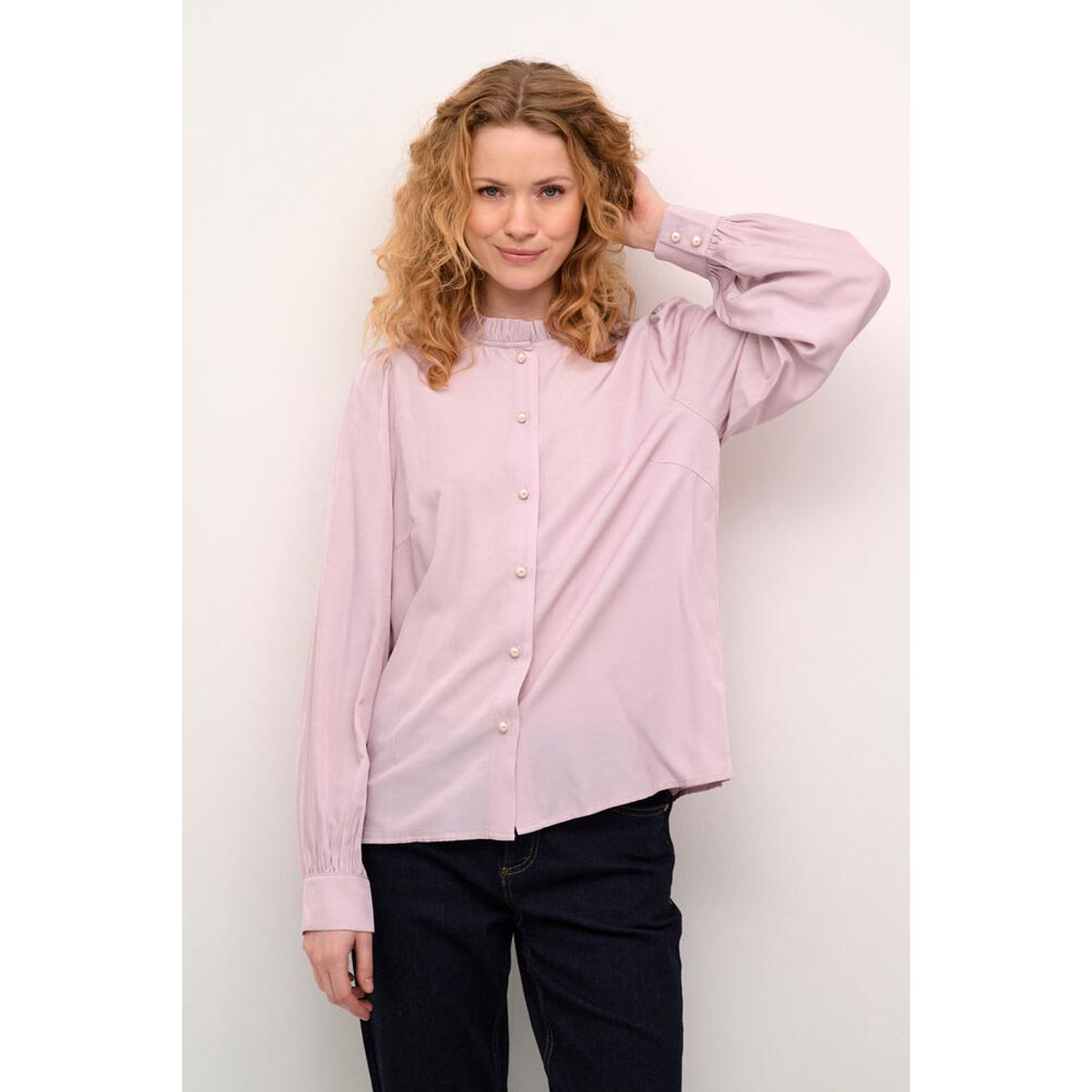 Skjortebluse - CUbelva Olly - Pale Mauve - Culture