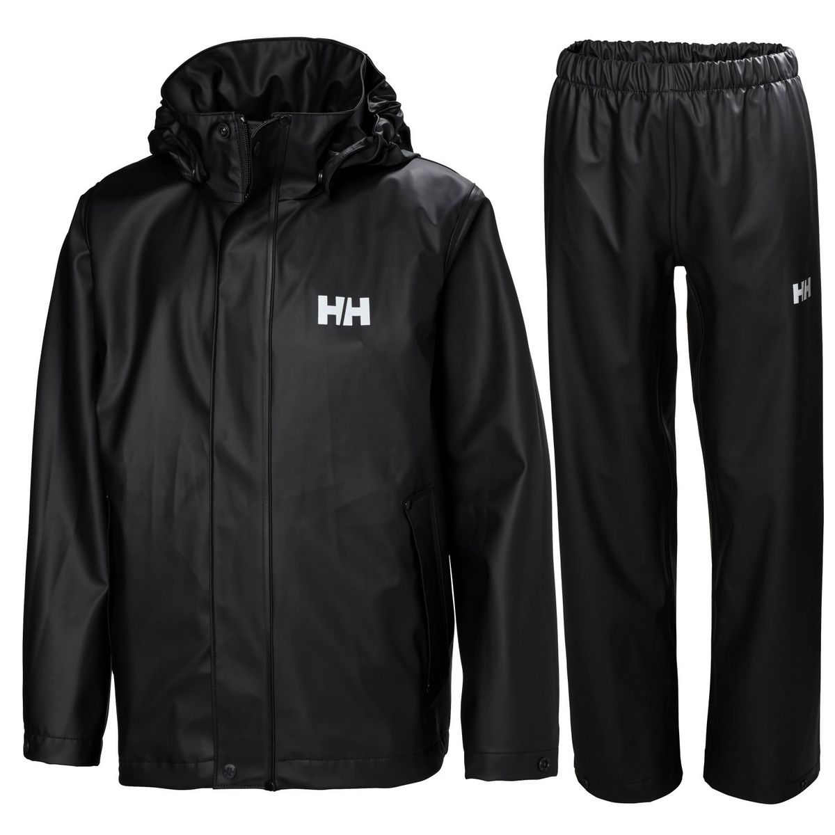 Helly Hansen Moss regnsæt, junior, sort