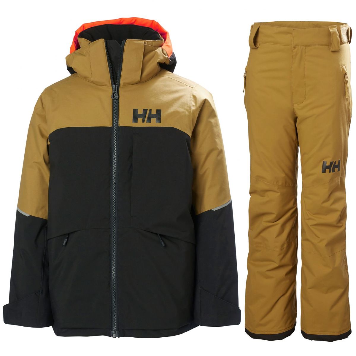 Helly Hansen Summit/Legendary skisæt, junior, sort/guld