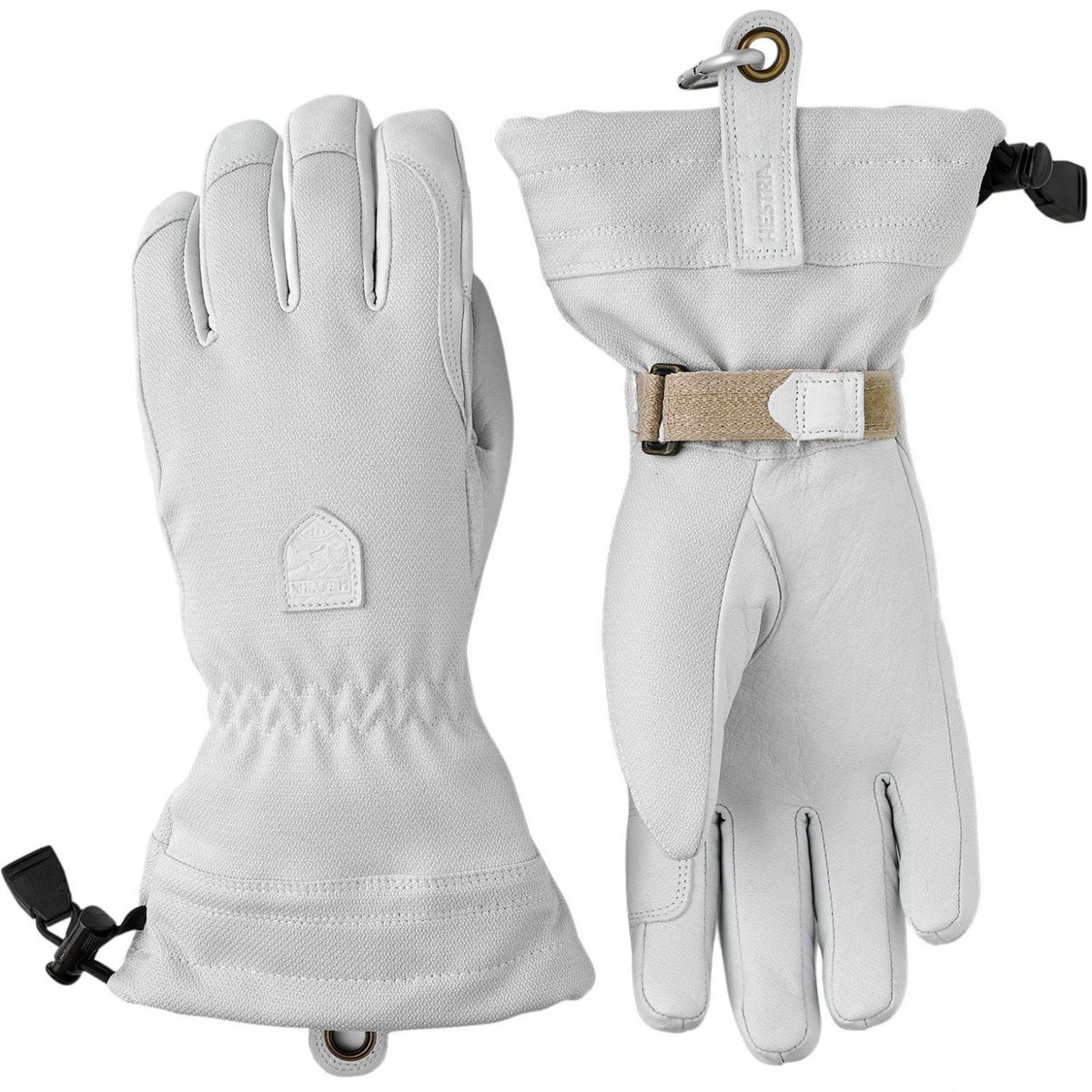 Hestra Women's Patrol Gauntlet, skihandsker, dame, hvid