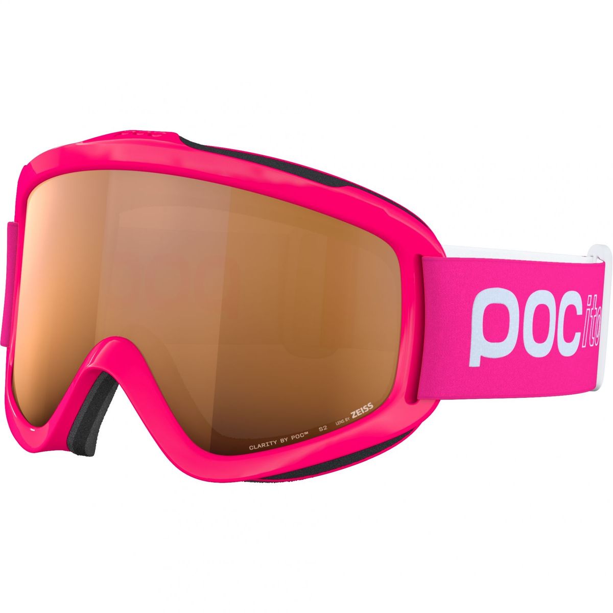 POCito Iris, skibriller, junior, fluorescent pink