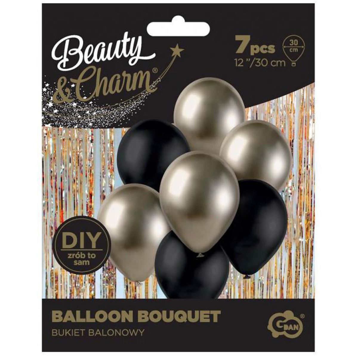 Ballon buket prosecco-sort