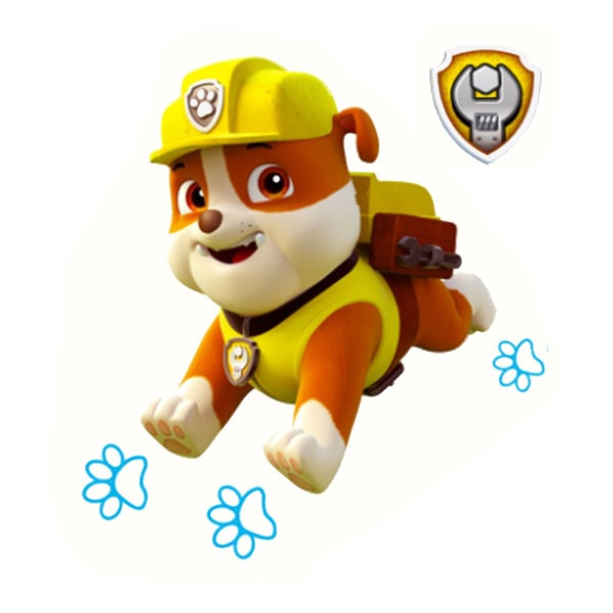 Paw Patrol wallsticker. Rubble. 90x60cm.