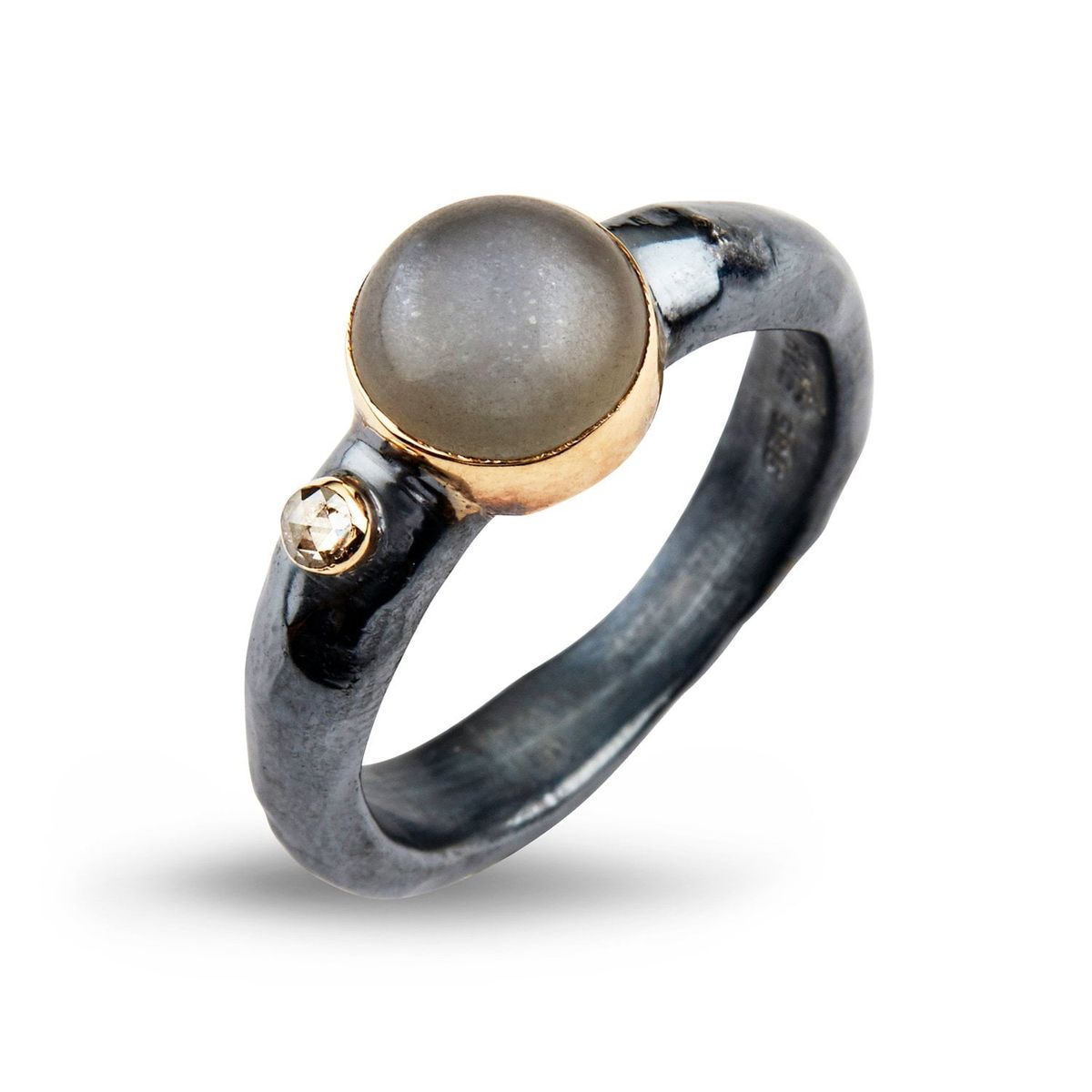 Ring Antique Grey Moon - 54