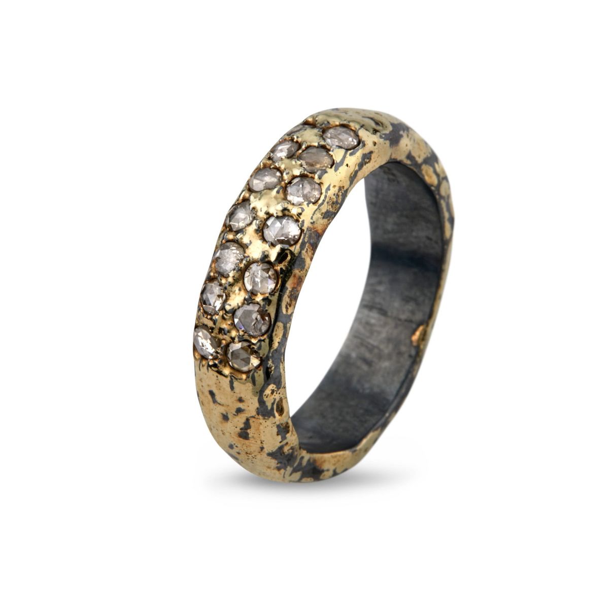 Ring Heritage Golden Pavé - 53