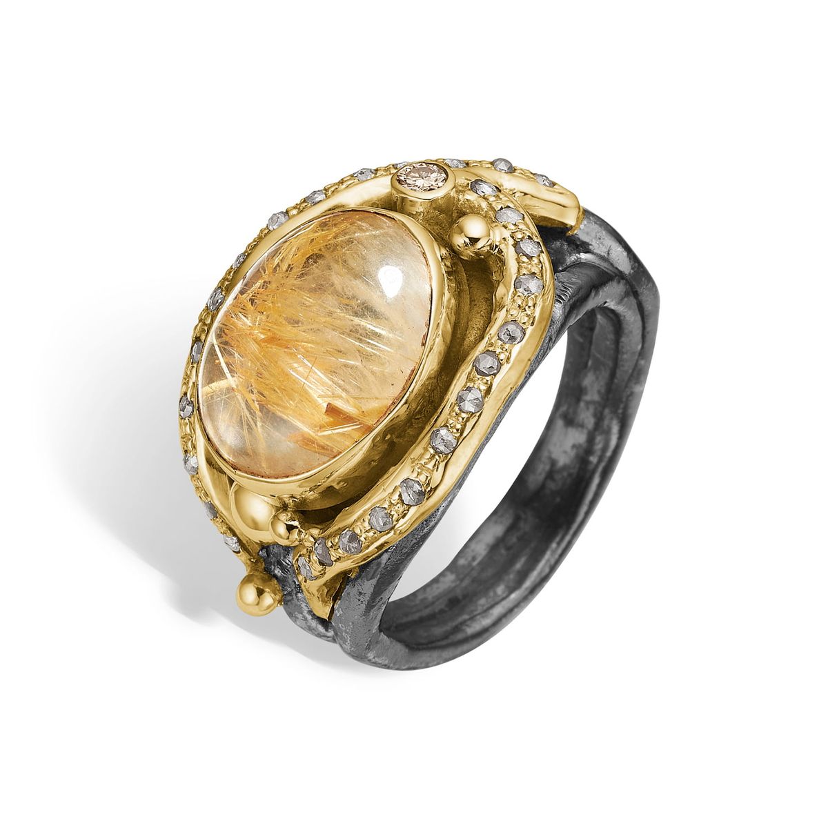 Ring Kensho Rutile Quartz - 52